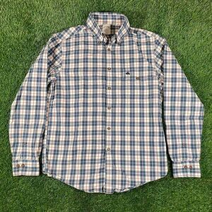 Brooks Brothers 1818 regent fit button up tartan print casual dress shirt (S)